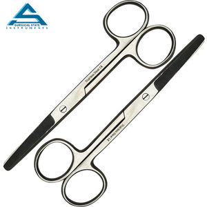 Ciseaux chirurgicaux à lame droite en acier inoxydable de haute qualité Instrument médical essentiel avec finition de polissage - Product Image 3