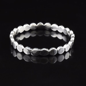 Anillo de Plata de Ley 925 con forma de Midi, joyería de plata con piedras preciosas - Product Image 2
