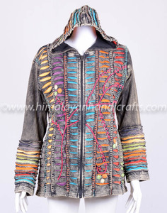 Lavado enzimático sudaderas con capucha y chaqueta CSWJ 383 - Product Image 2