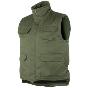 Shemax 2023 Top Selling Equitación Calidad ecuestre Calentador de cuerpo Chaleco acolchado para hombre Chaqueta de pesca Chaleco de caza Verde Oliva - Product Image 3