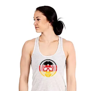 2015 Most Popular Womens Personalized Racerback Burnout Tank Top Custom Printed Loose Fit Workout Tank