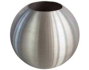 Vase à fleurs en métal de table moderne Pot décoratif utilisé pour la maison et le jardin Pot à fleurs en acier inoxydable couleur argent - Product Image 1