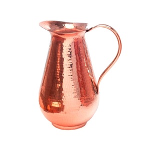 เหยือกทองแดงทำด้วยมือเหยือกทองแดงขนาดพิเศษงานแฮนด์เมดเหยือกน้ำทองแดงดีไซน์แบบดั้งเดิมงานแฟนซี - Product Image 1