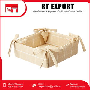 Prix d'usine Nouveau design pur personnaliser la corbeille à pain 100% coton avec logo personnalisé - Product Image 2