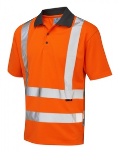 custom oem ANSI 107 Class 2 fluorescent or orange high visibility <b>polo</b> shirt - Product Image 1