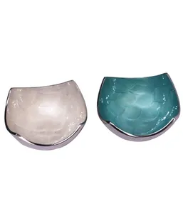 Aluminum Dry Fruit Bowl With Stand In Enamel Finished 1214