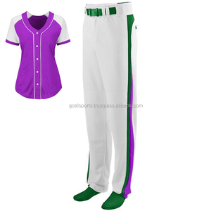Ensemble de vêtements de sport respirants d'uniforme de maillot de baseball et de softball de haute qualité - Product Image 2