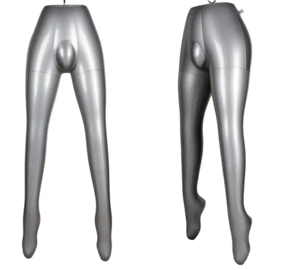 סיטונאי זול מתנפח לגברי טופס PVC מתנפח זכר רגל Mannequin גוף תחתון עבור אבזרי
