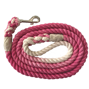 Correa para Perro de Cuerda de Algodón Moderna en Color Morado Sólido, Degradado o Marmoleado - Product Image 1