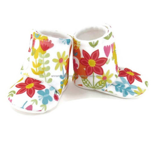 CPSC-Botines de algodón orgánico para bebés recién nacidos, zapatillas de algodón, a la moda - Product Image 1