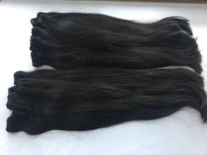 Extensión de cabello Remy virgen de Vietnam, máquina de doble trama, cabello humano recto sedoso, todos los colores adecuados - Product Image 2