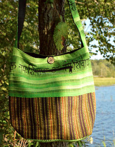 Jaipuri Sanganeri Designer unisexe sac à main nouveau Style INS avec doublure en tissu de coton fait à la main miroir travail sac à bandoulière pour les filles - Product Image 2