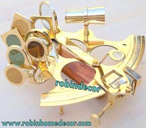 Victoria Sextant เรือเดินสมุทรทองเหลืองโบราณ sextants คลาสสิก remake Marine - Product Image 2