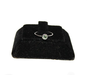 Anillo de amatista verde natural de Memoria Jewels, joyería de piedras preciosas, anillos hechos a mano de Plata de Ley 925, proveedores - Product Image 3