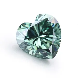 心形切割碳硅石钻石制造商碳硅石钻石定制钻石制造商在印度