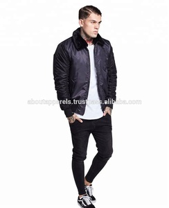 Chaqueta de satén personalizada de bombardero para hombre, chaqueta de béisbol personalizada, De satén - Product Image 3