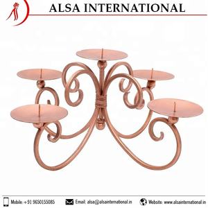 Portavelas de cobre de alta calidad para decoración del hogar, el mejor precio para pedidos a granel de Metal navideño disponibles - Product Image 3
