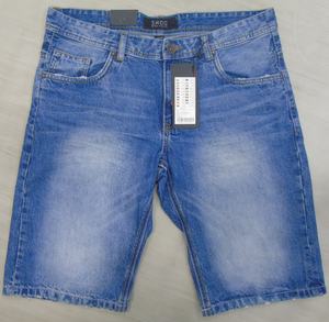 Apparels-pantalones cortos de tela vaquera para hombre, cómodos pantalones cortos de tela vaquera, 100% algodón, longitud hasta la rodilla, marca de marca, marca sobrante, lote de Stock - Product Image 1