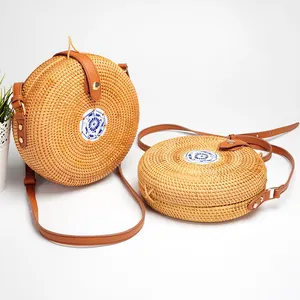 Оптовая продажа, летняя пляжная сумка из ротанга/уникальная дизайнерская сумка из ротанга
