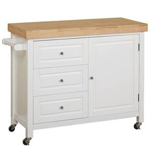 Carro de madera industrial de madera maciza, muebles para el hogar de diseño moderno para sala de estar y oficina en casa - Product Image 6