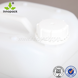 Pot de Jerry vide en plastique robuste, capacité de 5 litres avec bouchon et poignée - Product Image 5