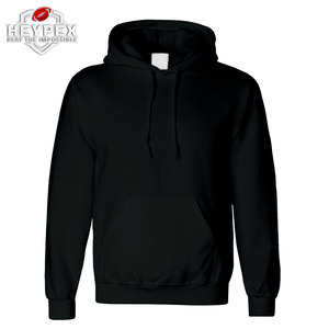 Sweat à capuche pour hommes 2025 coupe ample 100% coton hiver tissu de laine teint uni motif solide col à capuche à prix raisonnable - Product Image 2
