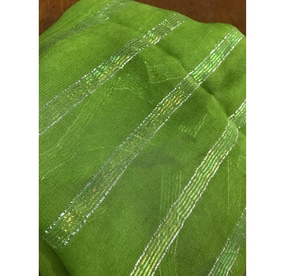 Elegant Newest Square Viscose Scarf and <b>Shawl</b> with Intricate Detail Shiny Lurex Stripes Customizable Classic Style Accessory - Product Image 6