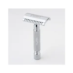 Afeitadora de seguridad de doble filo, máquina de afeitar con logotipo personalizado, de la mejor calidad, precio al por mayor