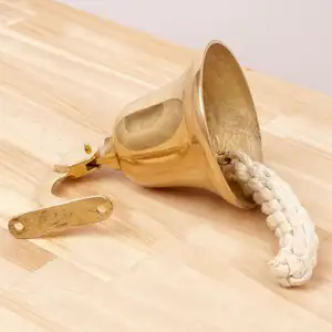   Campana de Niebla Náutica Hecha a Mano / Campana de Puerta | |   Latón macizo vintage | |   Campana para Colgar en la Pared - Product Image 1