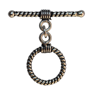 Meilleure qualité 925 argent rayé en gros fermoirs à bascule pour les résultats de bijoux prix en gros du vendeur indien et fournisseur en gros - Product Image 1