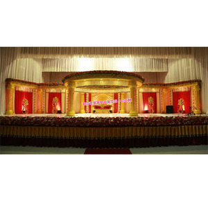 Glorioso matrimonio del sur de la India Mandap boda india Mandap fabricante tradicional oro indio boda Mandaps oferta de venta EE. UU. - Product Image 1