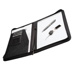 Office <b>Portfolio</b> Organizer Business Padfolio <b>A4</b> PU Leather Conference Folder Holder - Product Image 1