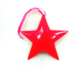 Ornamento decorativo colgante de Navidad, adorno de Metal en forma de corazón - Product Image 6