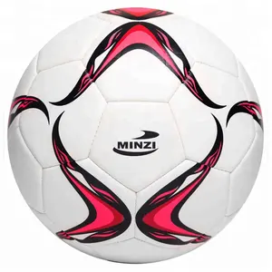 Balones de fútbol con logotipo personalizable de alta calidad Producto de cuero de entrenamiento del fabricante - Product Image 1