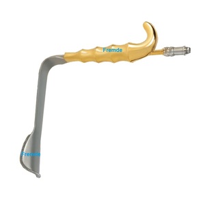 Ferriera de doble Mango, Retractor de fibra óptica con extremo suave, alta calidad, acero inoxidable, grado médico, certificado CE - Product Image 6