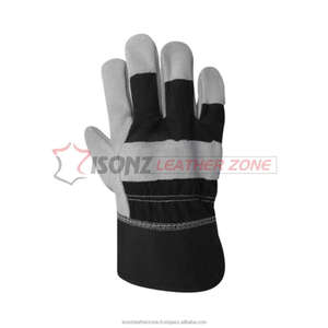 Guantes DE TRABAJO DE SEGURIDAD DE CUERO dividido duraderos a precio barato con protección antigolpes y anticortes - Product Image 6