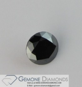 Diamantes Negros Naturales de 1.00 Quilates, Corte Brillante Redondo, para Anillo de Compromiso, Pendientes, Precio del Diamante Negro por Quilate - Product Image 3
