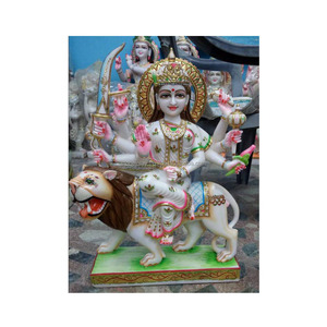 Escultura de Durga Mata de colores - Product Image 1