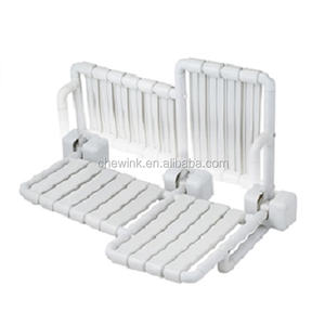 Taburete DE SEGURIDAD plegable montado en la pared de fácil acceso Ayudante de baño para ducha - Product Image 1