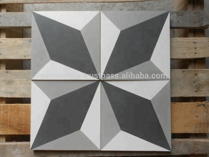 Carrelage en ciment encaustique CTS - Carrelage antidérapant pour sol et mur intérieur, taille 200x200 mm, traitement de surface complet, fabriqué à Ho Chi Minh City - Product Image 3