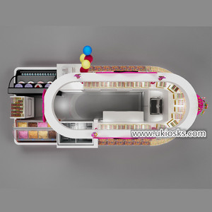 Kiosque à <span class=keywords><strong>barbe</strong></span> à <span class=keywords><strong>papa</strong></span> et à glace molle de conception exquise pour centre commercial - Product Image 5