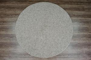 FBR-035, Tapis rond en feutre, 100% laine de Nouvelle-Zélande écologique, feutré et cousu par des artisans talentueux et compétents du Népal - Product Image 4