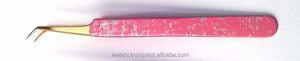 Pinzas para Extensiones de Pestañas BEST, Rectas y Curvas, Rosadas y Chapadas en Oro, 2026, Herramientas para Electrónica, Joyería y Manualidades LA ELAHI & CO - Product Image 4