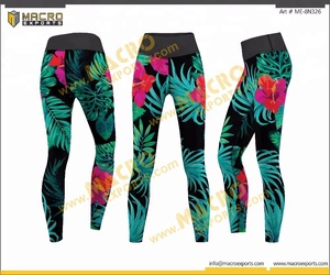 Triangle gousset Yoga Fitness collants Leggings femmes pantalons longs Polyester Spandex séchage rapide respirant Sublimation impression numérique - Product Image 5