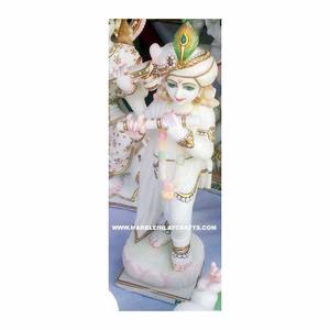 Statue de marbre krishna, la plus belle pierre naturelle - Product Image 1