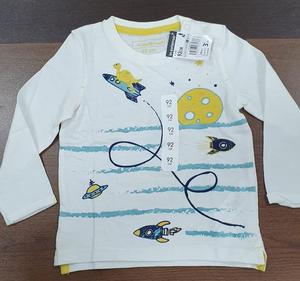 Vêtements pour garçons, enfants, manches longues, col rond, 100% coton, tricoté, teint en pièce, imprimé, de marque, en stock au Bangladesh - Product Image 5