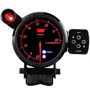 80mm Optimum Choice Led Back Light Analog Car Diesel RPM Meter Tachometer