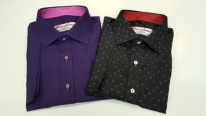 Steve & James ผ้าสแปนเด็กซ์แห้งเร็ว,เสื้อทรงสลิมฟิตสำหรับผู้ชายสำหรับฤดูร้อน - Product Image 5