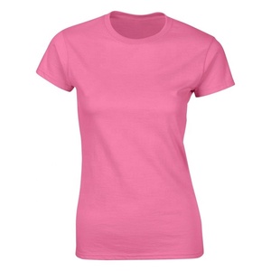 Wholesale T Shirts Oem Customized Logo Printing 100% Cotton T Shirts Custom Printed Women' T-shirt - Product Image 2