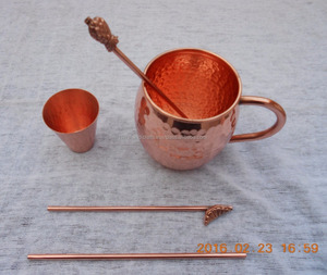 Pailles à boire en cuivre 100% alimentaire, tuyau à boire en cuivre - Product Image 6